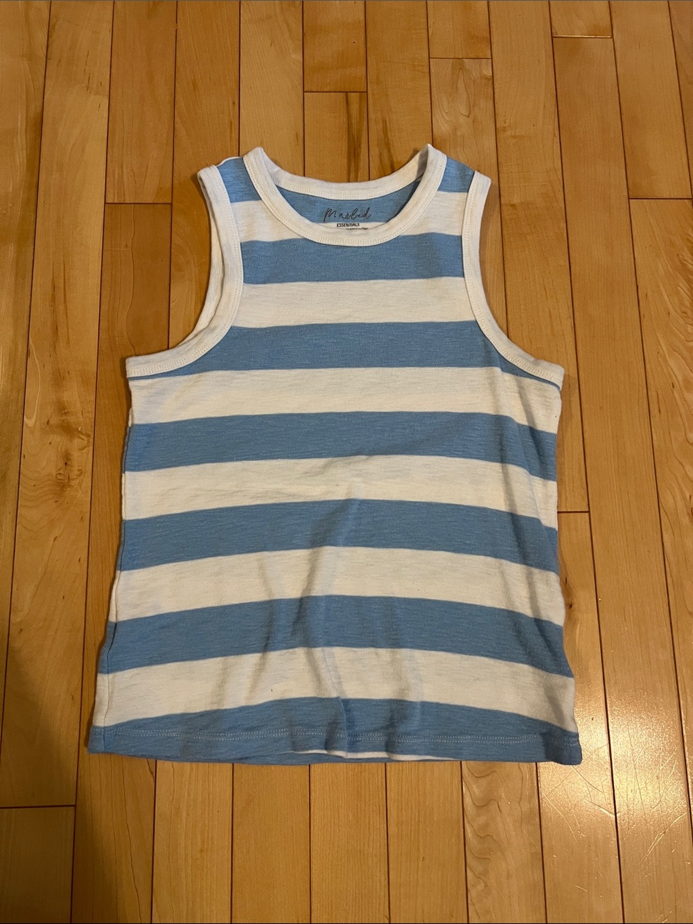 Marled Women's Crop Striped Tank Top Size Medium